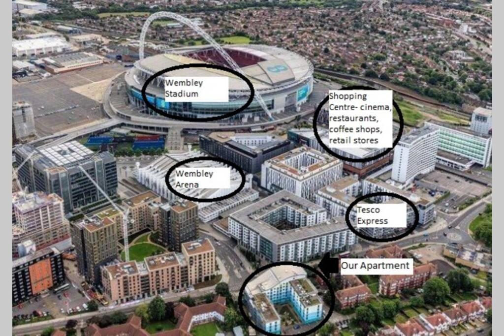 Stylish Wembley Stadium And Ovo Arena Apartment, London Kültér fotó